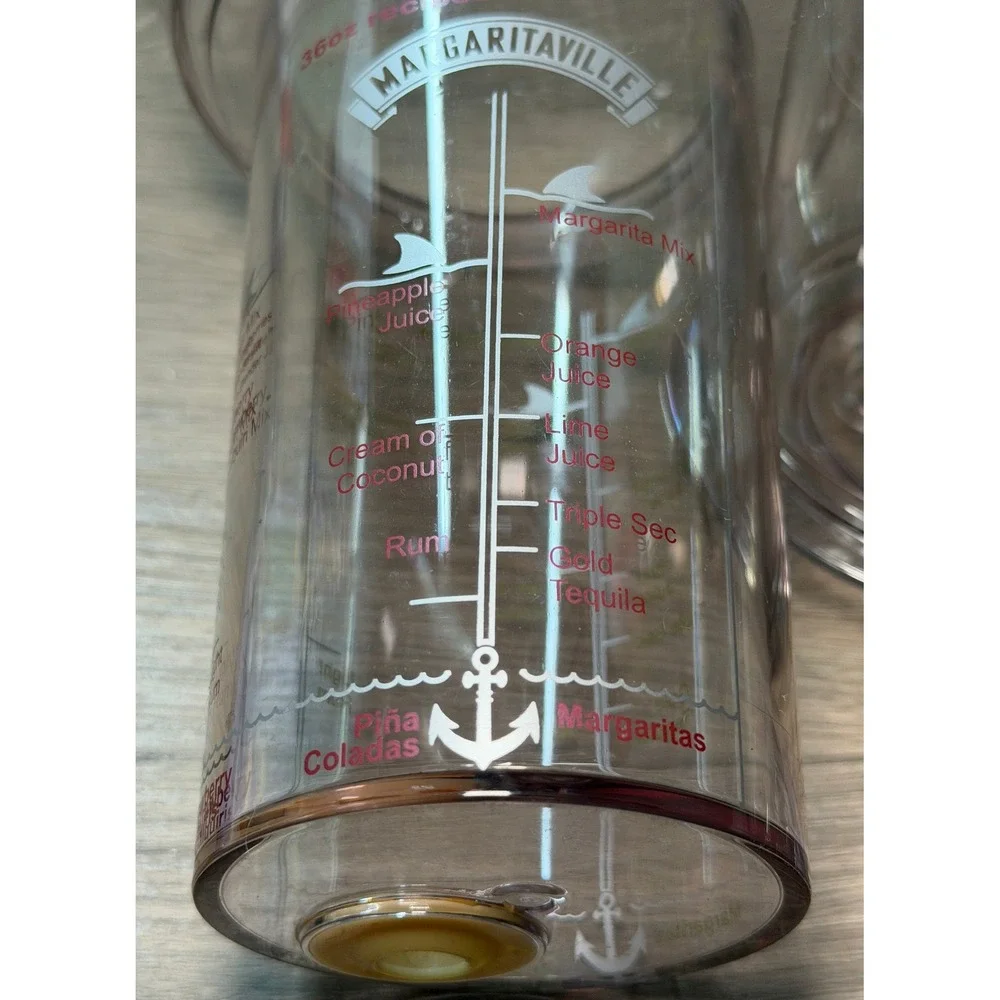 MARGARITAVILLE Frozen Concoction Maker Recipe 2Pc Cup Replacement Part with Shot
